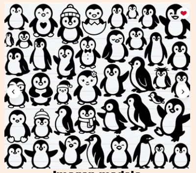 Letrero Infantil- temática pingüino