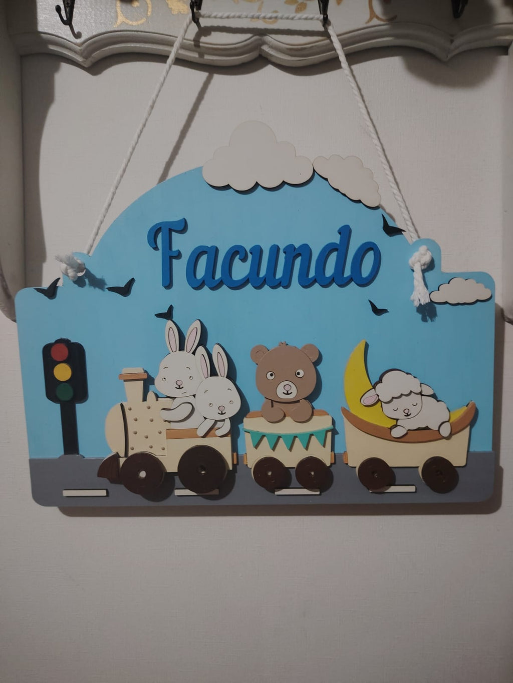 Letrero Infantil-  El Tren de los Amigos