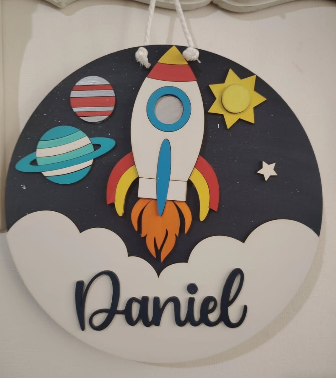Letrero Infantil- Pequeño Astronauta